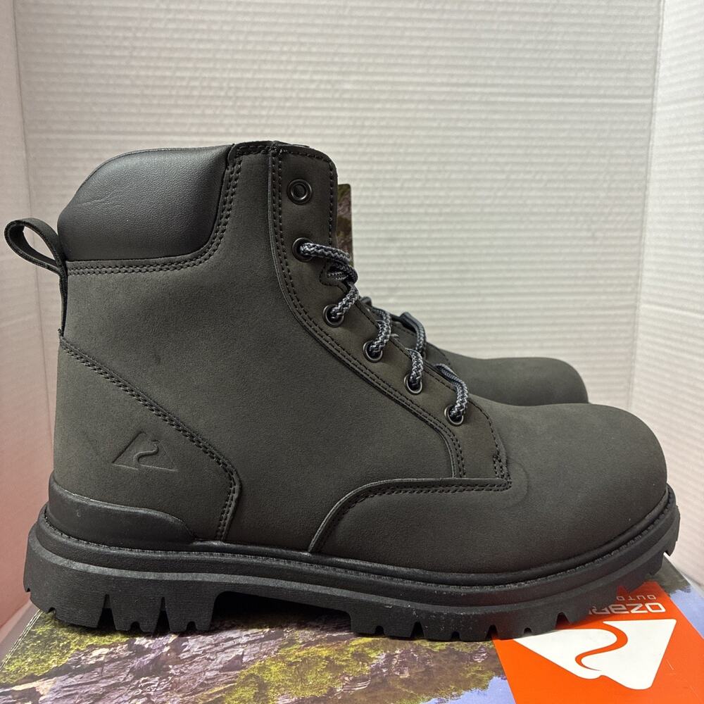 Ozark Trail New Size US 9.5 Men's Boots Troy II Black Hunting Hiking Outdoor